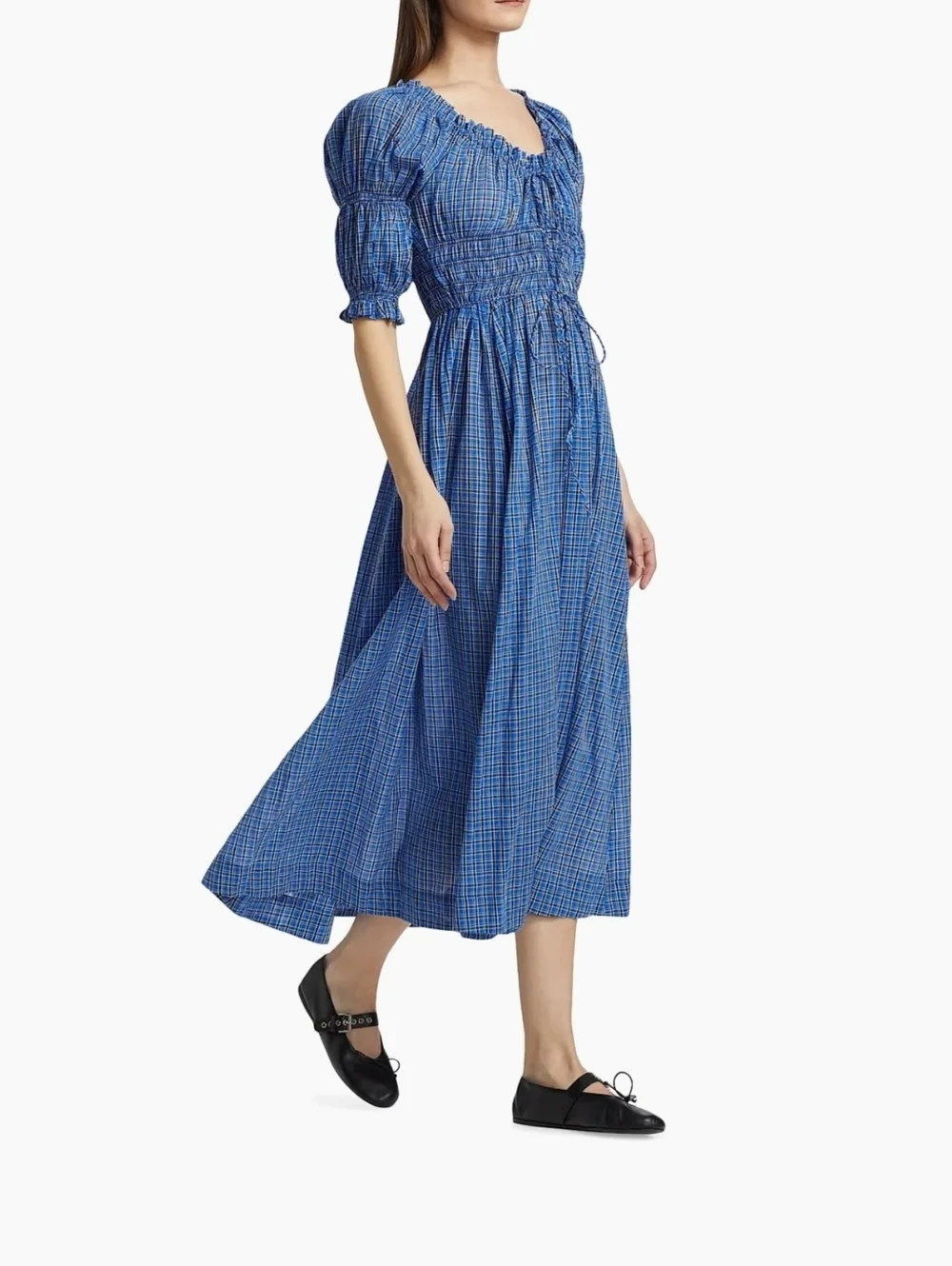 NWOT Doen Ischia in cassis check, large - Picture 8 of 10